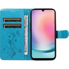 LRtools Samsung Galaxy A24 4g Baskı Pu Deri+Tpu Telefon Kılıfı (Yurt Dışından)