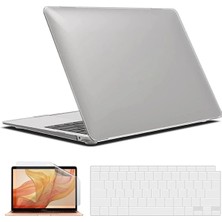 TEKNETSTORE Macbook Pro 14 Inç M3 / M3 Pro / M3 Max A2992 A2918 Uyumlu Kılıf + Klavye Kılıfı + Ekran Koruyucu