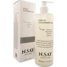 N.Say Skincare Tüm Cilt Tipleri İçin Yüz Temizleme Jeli Yüz Yıkama Jeli 400 Ml