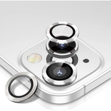 Etiget iPhone 13 Mini Kamera Koruyucu Lens Alüminyum Alışımlı Cam (gümüş)