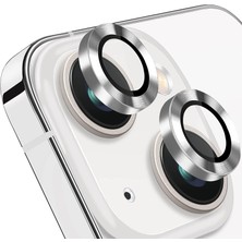 Etiget iPhone 13 Mini Kamera Koruyucu Lens Alüminyum Alışımlı Cam (gümüş)