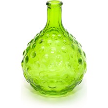 Missi Yeşil Bubble Cam Vazo (15 Cm)