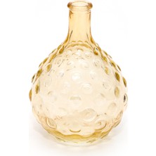 Missi Amber Rengi Bubble Cam Vazo (15 Cm)
