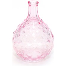 Missi Pembe Bubble Cam Vazo(15 Cm)