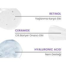 N.SAY Skincare Yaşlanma Karşıtı, Onarıcı, Antiaging Retinol A Vitamini Gece Serumu 1% Retinol Ceramide 30 ml
