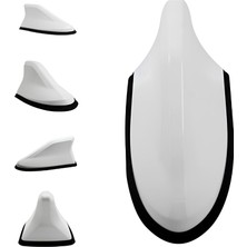 Hyundai I10 Uyumlu Köpek Balığı Balık Sırtı Shark Anten Beyaz