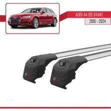 Audi A4 (B9) Avant 2016 ve Sonrası ile Uyumlu Ace-2 Ara Atkı Tavan Barı Gri