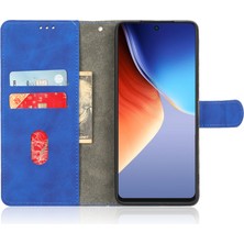 Hello-U Tecno Camon 19 4g Manyetik Toka Telefon Kapağı Pu Deri Cüzdan Standı Kılıf (Yurt Dışından)