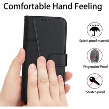 Hello-U Tecno Pova 3 4g Pu Deri Folio Flip Standı Cüzdan Manyetik Toka Drop-Proof Kılıf Kayış ile (Yurt Dışından)