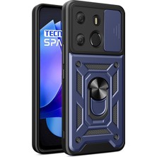 Hello-U Tecno Spark Go 2023 4g Darbeye Dayanıklı Kickstand Pc+Tpu Telefon Kılıfı (Yurt Dışından)