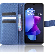 Hello-U Tecno Spark Go 2023 4g Flip Cüzdan Kılıf Pu Deri Standı Manyetik Telefon Kapağı (Yurt Dışından)