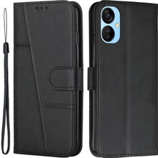 Hello-U Tecno Camon 19 Neo 4g Pu Deri Cüzdan Telefon Kılıfı Askılı (Yurt Dışından)