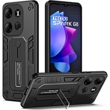 Hello-U Tecno Spark Go 2023 4g Yumuşak Halka Askı Tpu + Pc Telefon Kılıfı Kickstand Arka Kapak (Yurt Dışından)