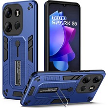 Hello-U Tecno Spark Go 2023 4g Yumuşak Halka Askı Tpu + Pc Telefon Kılıfı Kickstand Arka Kapak (Yurt Dışından)