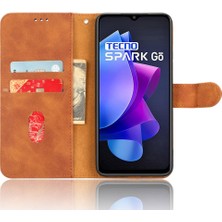 Hello-U Tecno Spark Go 2023 4g Pu Deri Çevirme Tpu Iç Kabuk Telefon Kapağı (Yurt Dışından)