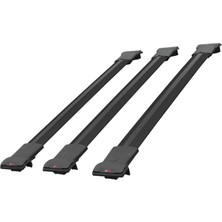 Seat Arona (Kj7) 2017 ve Sonrası ile Uyumlu Fly Model Ara Atkı Tavan Barı Siyah 3 Adet Bar