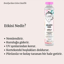 Ghair G.hair Relaxa Fios Anında Etkili Saç Bakım Ampülleri 40 ml x 12 Adet