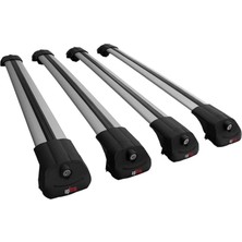 Drs Tuning Volkswagen Multivan (T5) 2003-2015 Arası ile Uyumlu Ace-1 Ara Atkı Tavan Barı Gri 4 Adet Bar