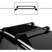 Drs Tuning Volkswagen Tiguan Allspace 2018-2023 Arası ile Uyumlu Ace-2 Ara Atkı Tavan Barı Siyah