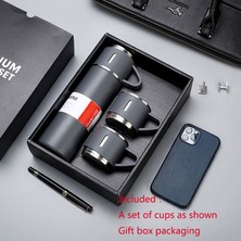 Doru Vacuum Flask 500ML Bardaklı Çelik Termos Seti