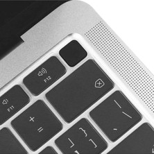 TEKNETSTORE Macbook Air 2023 15 Inc M2 A2941 Uyumlu Türkçe Q Klavye Slim Şeffaf Klavye Koruyucu Kılıf