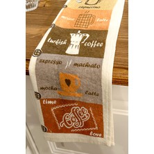 Cnr Garden 2'li Baskılı %100 Pamuk 30X50 cm El Yüz Mutfak Havlusu Yumuşak Desenli Su Emici Havlu