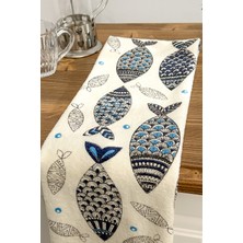 Cnr Garden 2'li Saçaklı Baskılı %100 Pamuk 40X60 cm El Yüz Mutfak Havlusu Yumuşak Desenli Su Emici Havlu