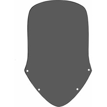 Monero Honda Cbf 150 Siperlik Camı Açık Füme 46 cm Uzun Model