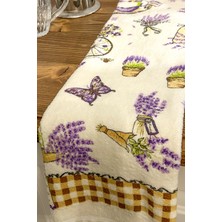 Cnr Garden 2'li Saçaklı Baskılı %100 Pamuk 40X60 cm El Yüz Mutfak Havlusu Yumuşak Desenli Su Emici Havlu