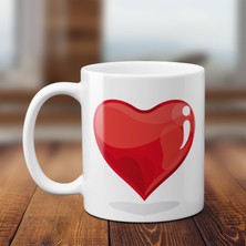 Platin Gift Seni Seviyorum Sonsuzluk Gül Işıklı Fanus Kalp Kupa Premium Çanta Kırmızı