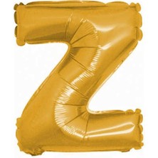 Kidspartim Z Harf Altın Folyo Balon 40 Inc 100 cm