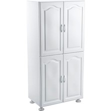 Altıntepe Plastik 4 Kapılı Çekmecesiz Pvc Dolap