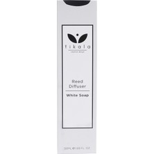 Tikala Bambu Çubuklu Oda Kokusu Beyaz Sabun 50 ml White Soap Reed Diffuser