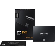 Samsung 870 Evo 4tb MZ-77E4T0BW 560MB-530MB/SN Sata3 2.5" SSD 5 Yıl Samsung Turkıye Garantili