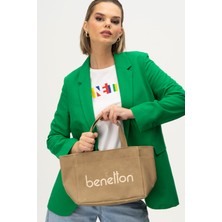 United Colors Of Benetton Benetton Kadın El Çantası Hardal BNT1102