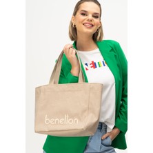 United Colors Of Benetton Benetton Kadın Kol Çantası Kum BNT1163