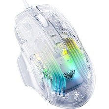 Aula S80 7200DPI 7 Tuşlu Rgb Şeffaf Optik Oyuncu Gaming Mouse