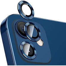 Etiget iPhone 12 Kamera Koruyucu Lens Alüminyum Alışımlı Cam (mavi)