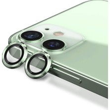 Etiget iPhone 12 Mini Kamera Koruyucu Lens Alüminyum Alışımlı Cam (yeşil)