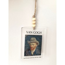 That Moment Van Gogh Self Portre Tablo Dikiz Aynası Süsü, Van Gogh Araba Süsü, Oto Aksesuarı