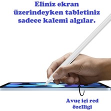 TEKNETSTORE Ipad 2.nesil Ipad Pro 11/12.9/ıpad 8.9.10.nesil/ıpad Air 4/5 Uyumlu Avuç Içi Red Dokunmatik Kalem