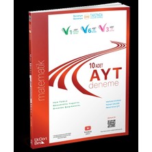 Üç Dört Beş Yayınları Ayt 10’lu Matematik Deneme 2024
