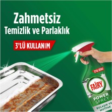 Fairy Power Sprey, 3’ü 1 arada, Bulaşıklarınız Ve Mutfağınız Için Zahmetsiz Temizlik Ve Parlaklık, Limon Kokulu, 800ml