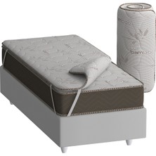 Mobpazar Full Ortopedik Bamboo Yatak Pedi 90X200 Cm,yatak Şiltesi,topper