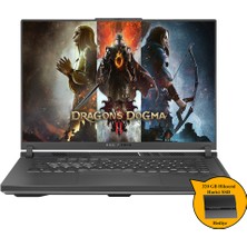 Asus Rog Strix G16 I7-13650HX 48GB 1tb Ssd 8gb RTX4060 16" Dos N3158 ZI739 +320GB Hiksemi SSD