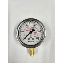Pakkens Çap 63 Alttan Gliserinli Manometre - Pakkens