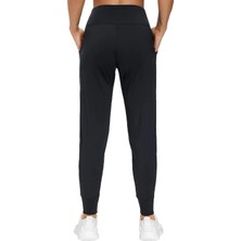 Genius Store Kadın Yüksek Bel Yoga Koşu Egzersiz Joggers Hafif Eşofman Altı Joger-Eşofman