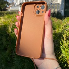 Bumudur Aksesuar iPhone 11 Kahve Kalp Silikon Kılıf