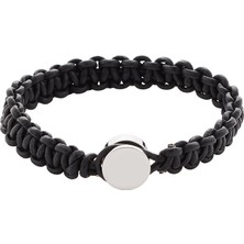 Energetix Örgülü Deri Kordonlu Manyetik Bileklik