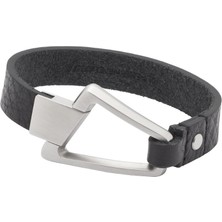 Energetix Siyah Deri Manyetik Bileklik